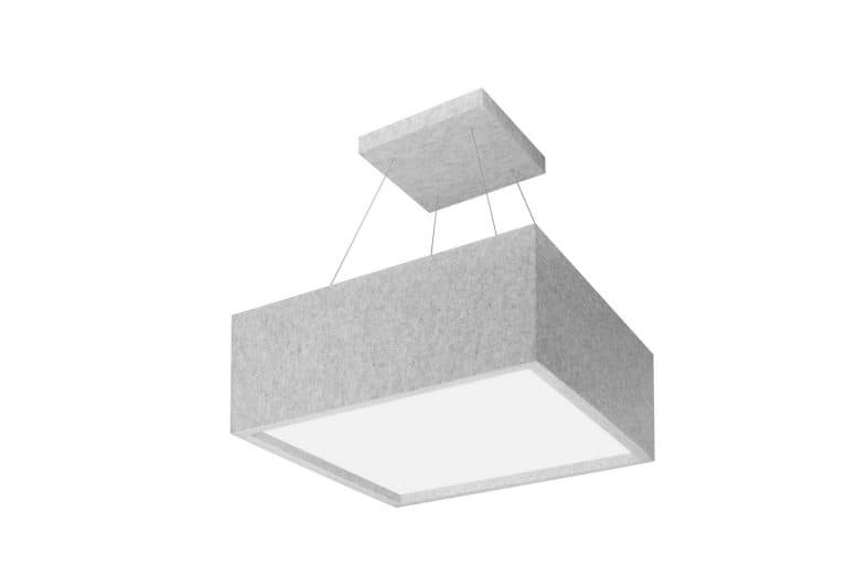 Acoustic lighting fixtures