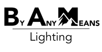 By Any Means Lighting Logo